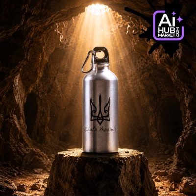 Prompt Artifact Bottle in a Beam of Light — generation result example