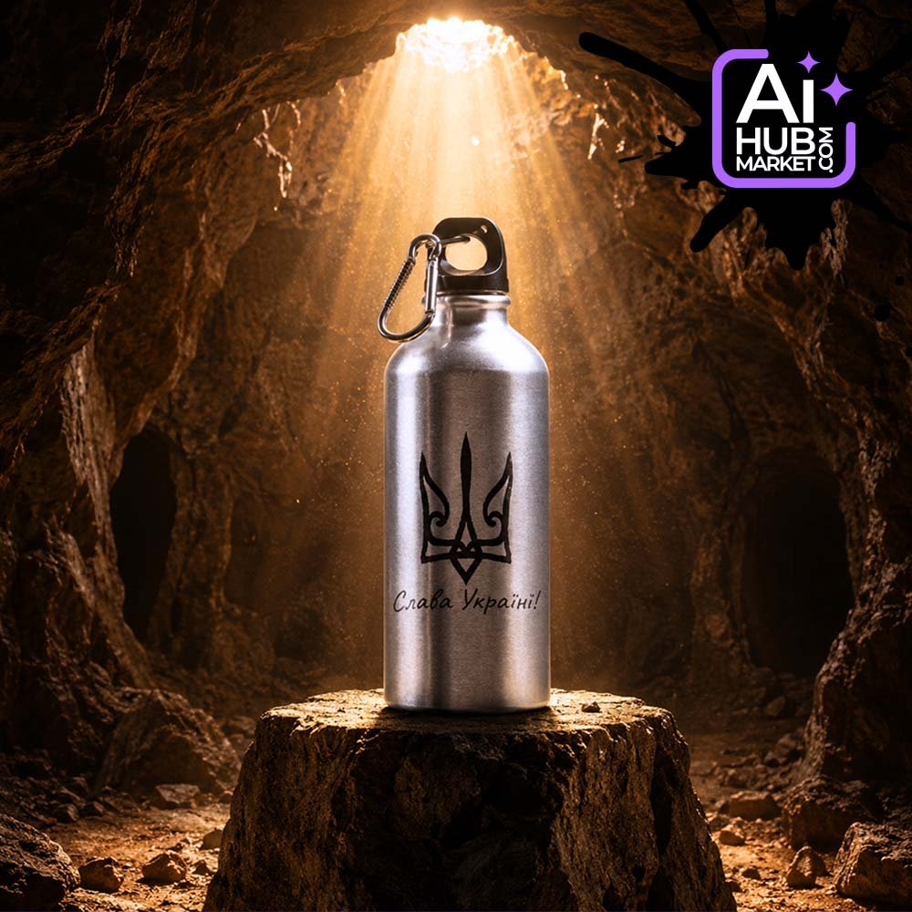 Prompt Artifact Bottle in a Beam of Light