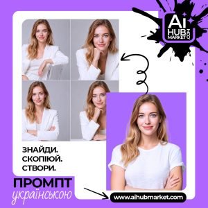 Жінка в білому бізнес-костюмі з усмішкою