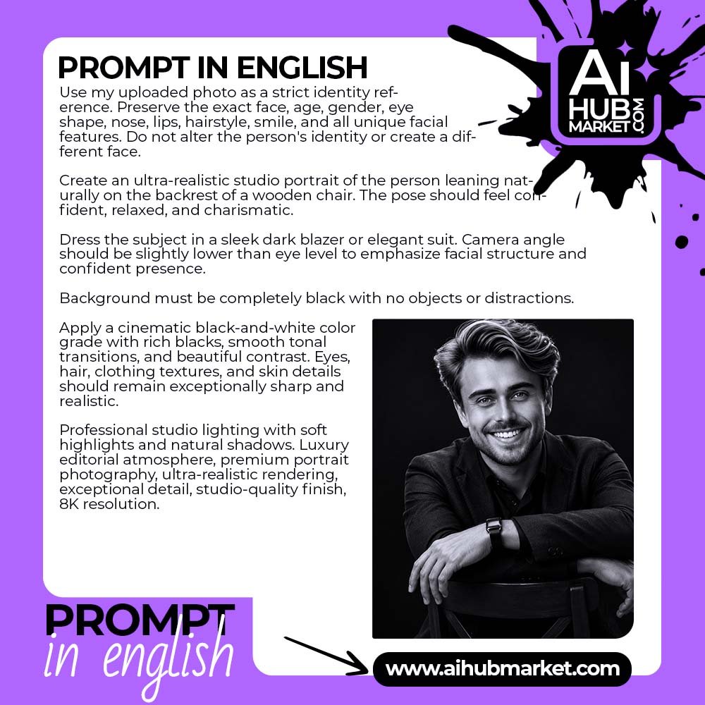 Prompt Black & White Portrait