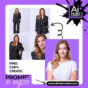A confident business woman in a stylish suit, showcasing professionalism.