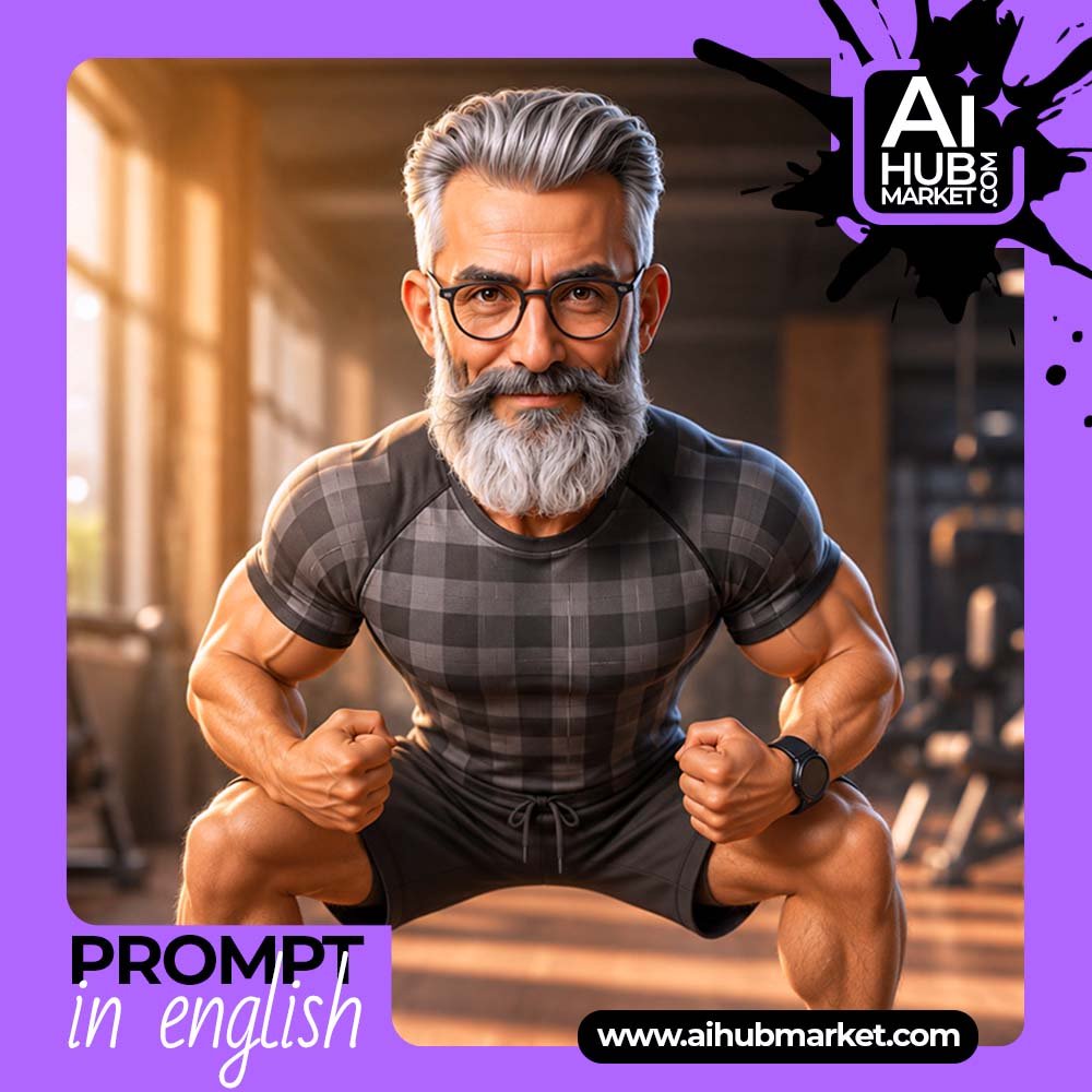 Prompt Collectible Fitness Character from Photo