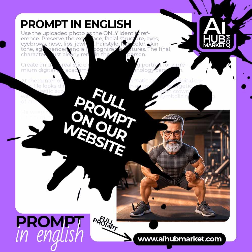 Prompt Collectible Fitness Character from Photo