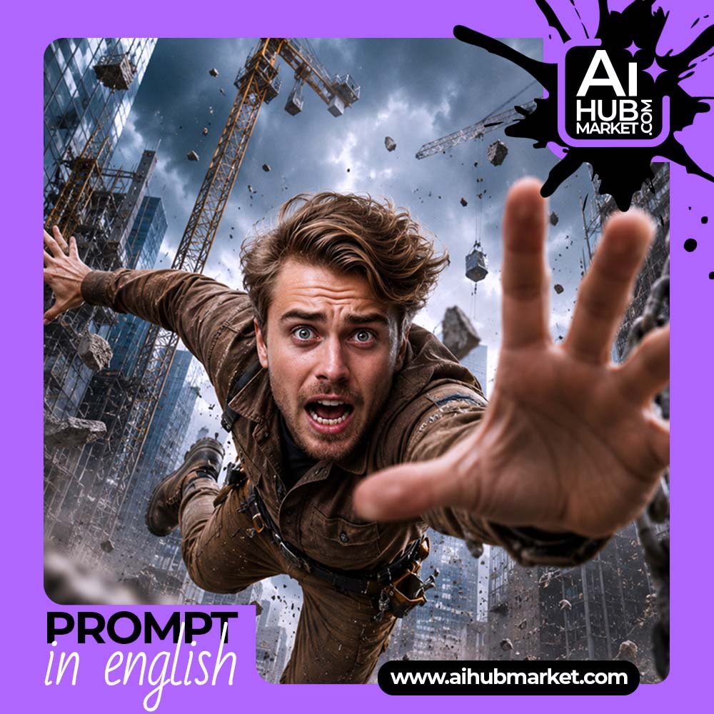 Prompt Construction Chaos Action Portrait