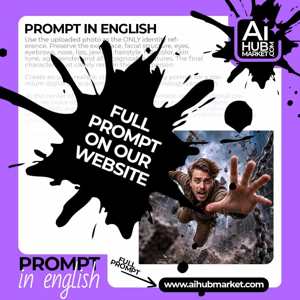 Prompt Construction Chaos Action Portrait