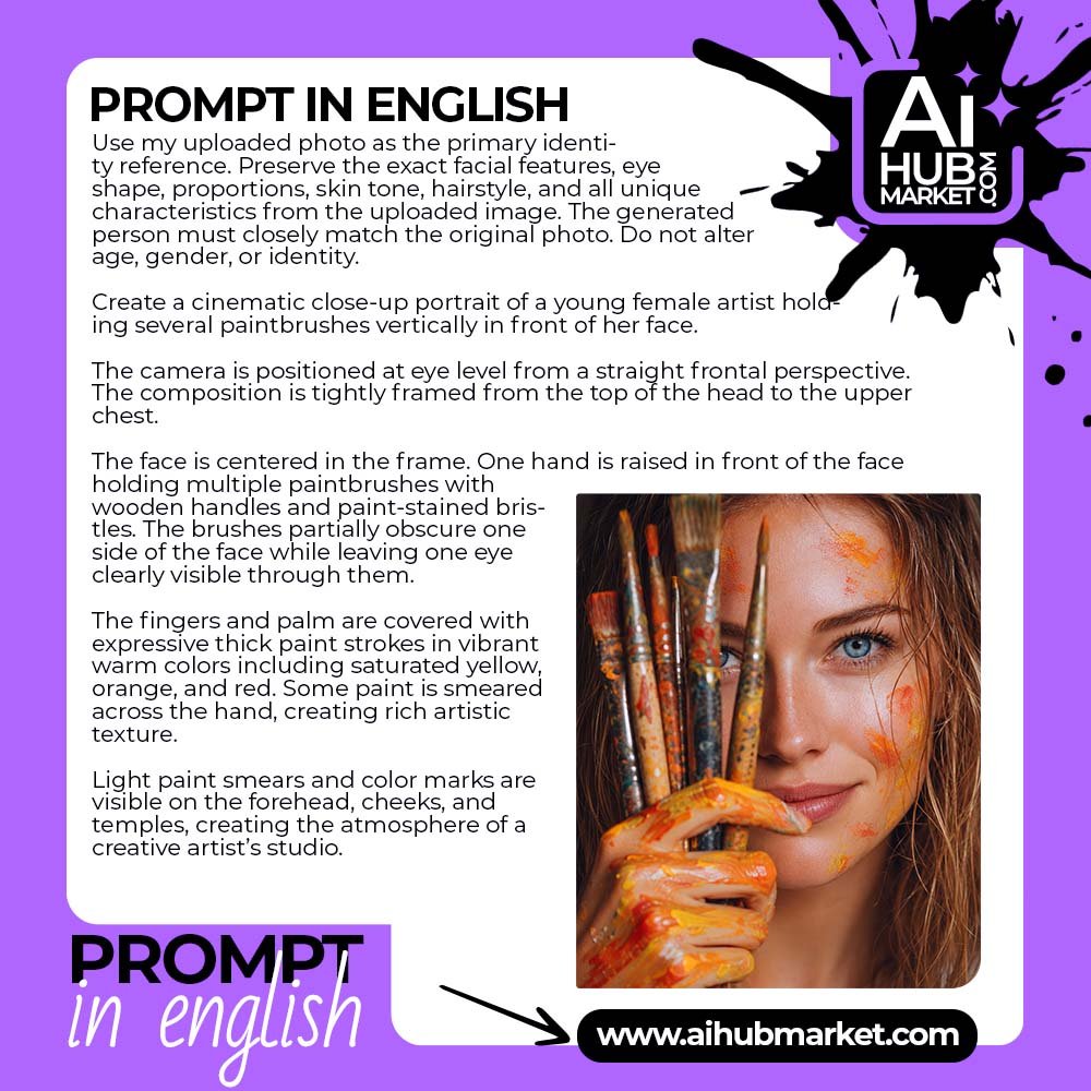 Prompt Creative Artist Portrait