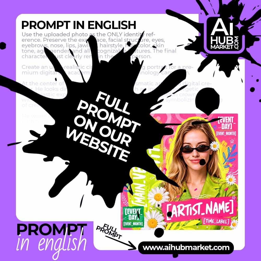 Prompt Creative Party Flyer from Photo