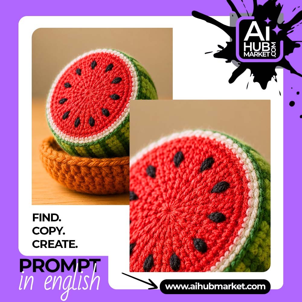 Prompt Crochet Watermelon