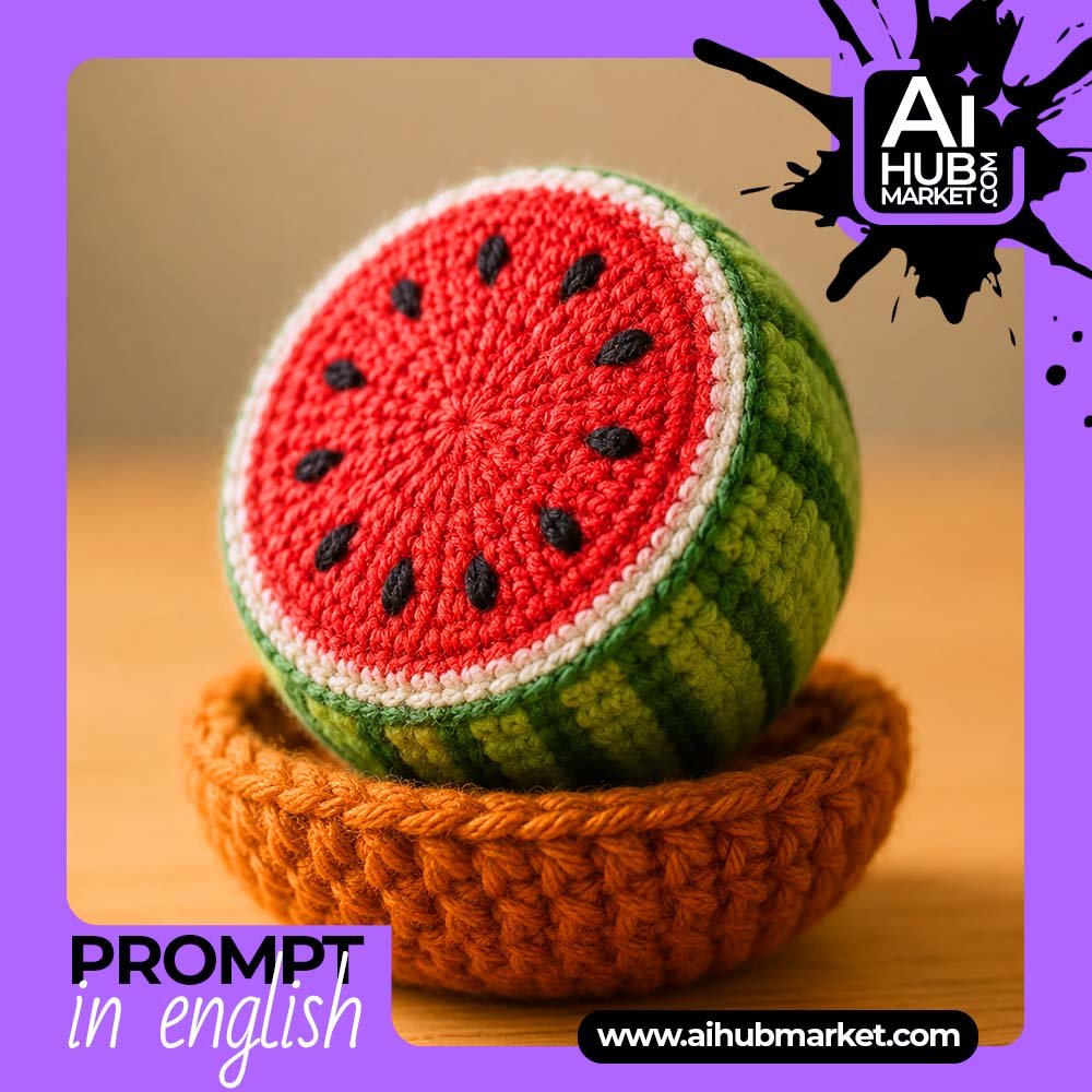 Prompt Crochet Watermelon