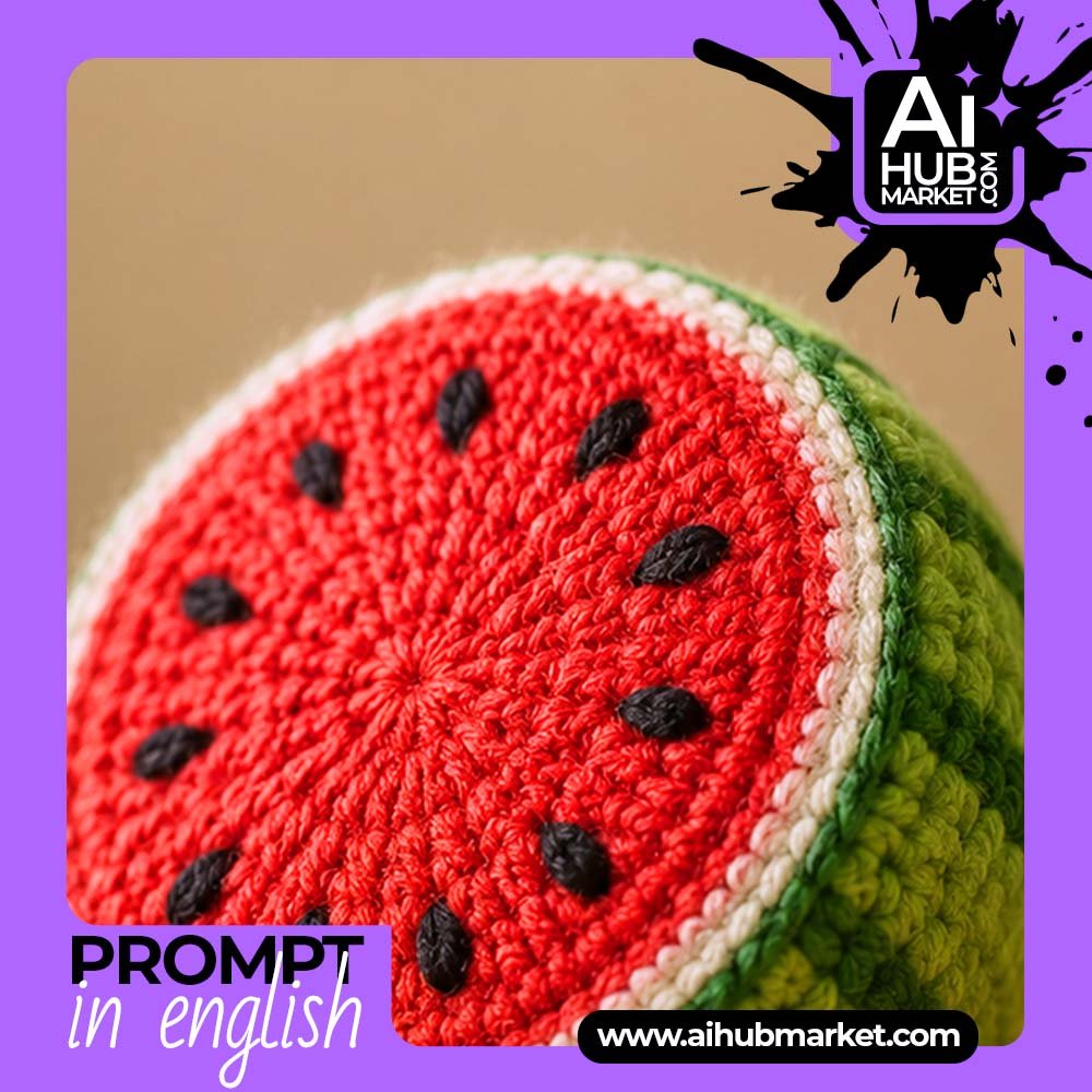 Prompt Crochet Watermelon
