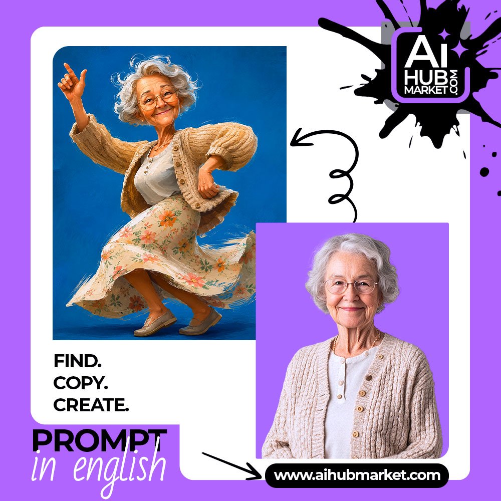 Prompt Dancing Grandma