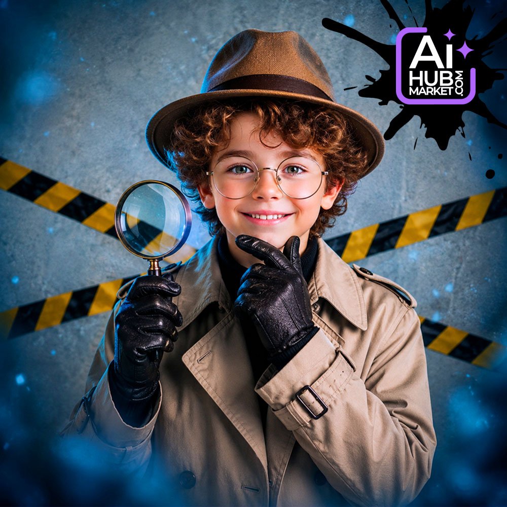 Prompt Detective Poster from Photo
