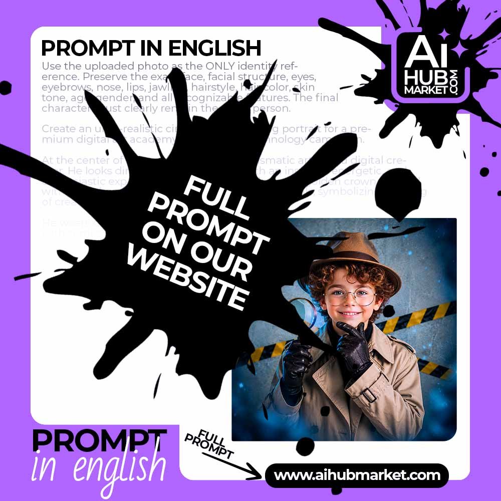 Prompt Detective Poster from Photo