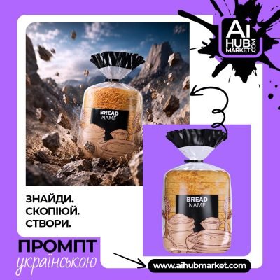 Динамічний постер упаковки хліба