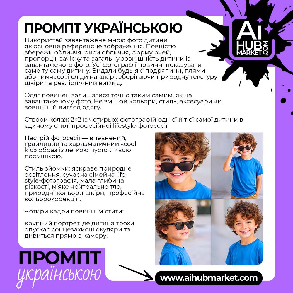 Промпт Дитяча Фотосесія
