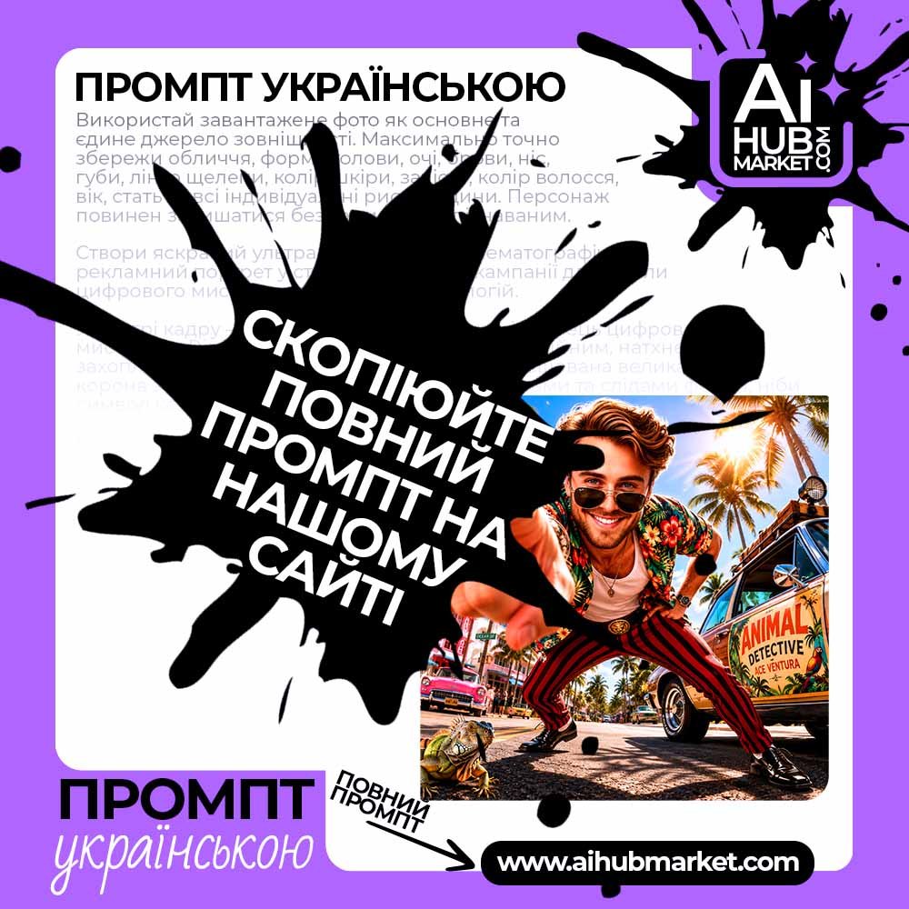 Промпт ексцентричний детектив тварин