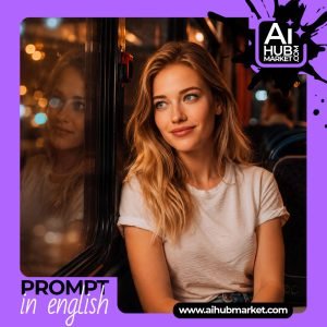 Prompt Evening Bus Journey Portrait — generation result example