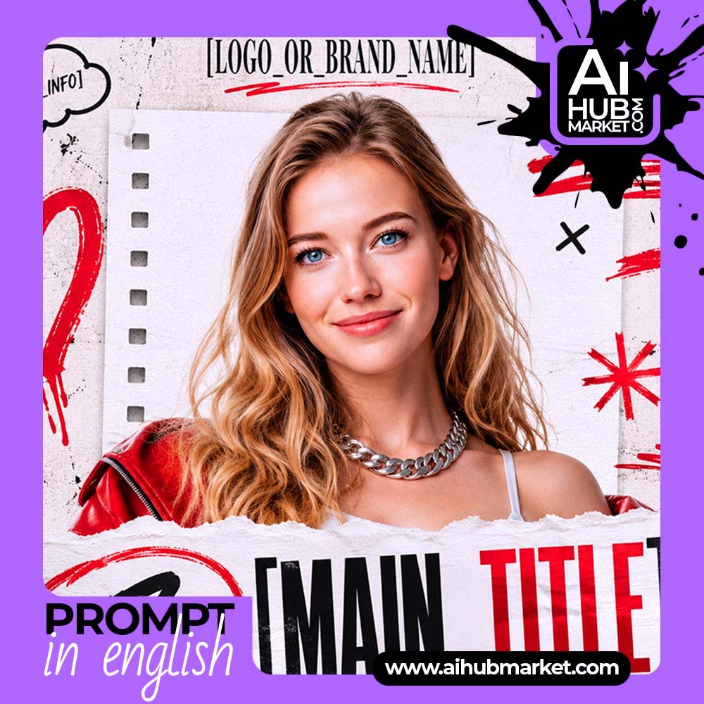 Prompt Fashion Event Poster from Photo
