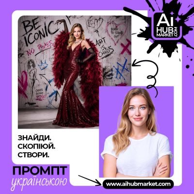 Модель у сукні з паєток на фоні графіті