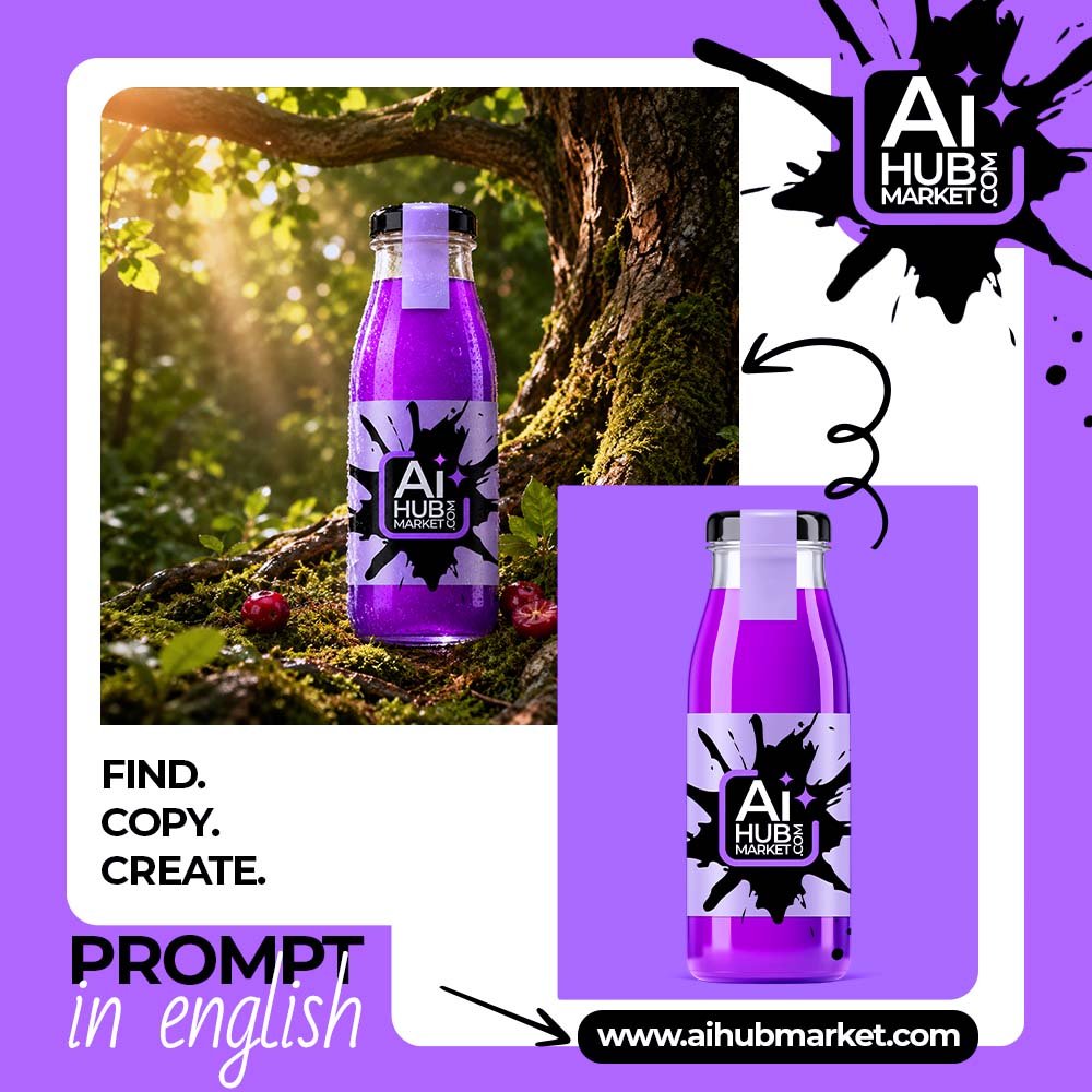 Prompt Forest Product Ad Scene