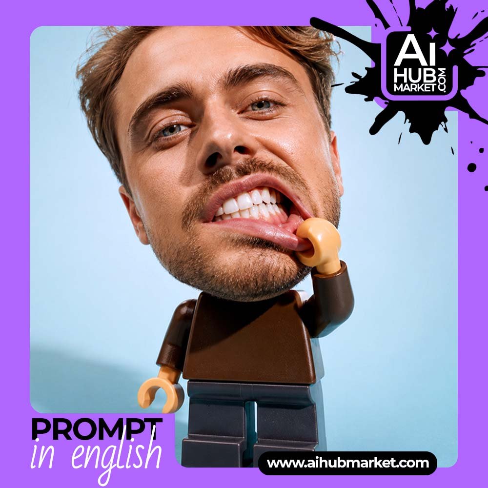 Prompt Giant Face Figure