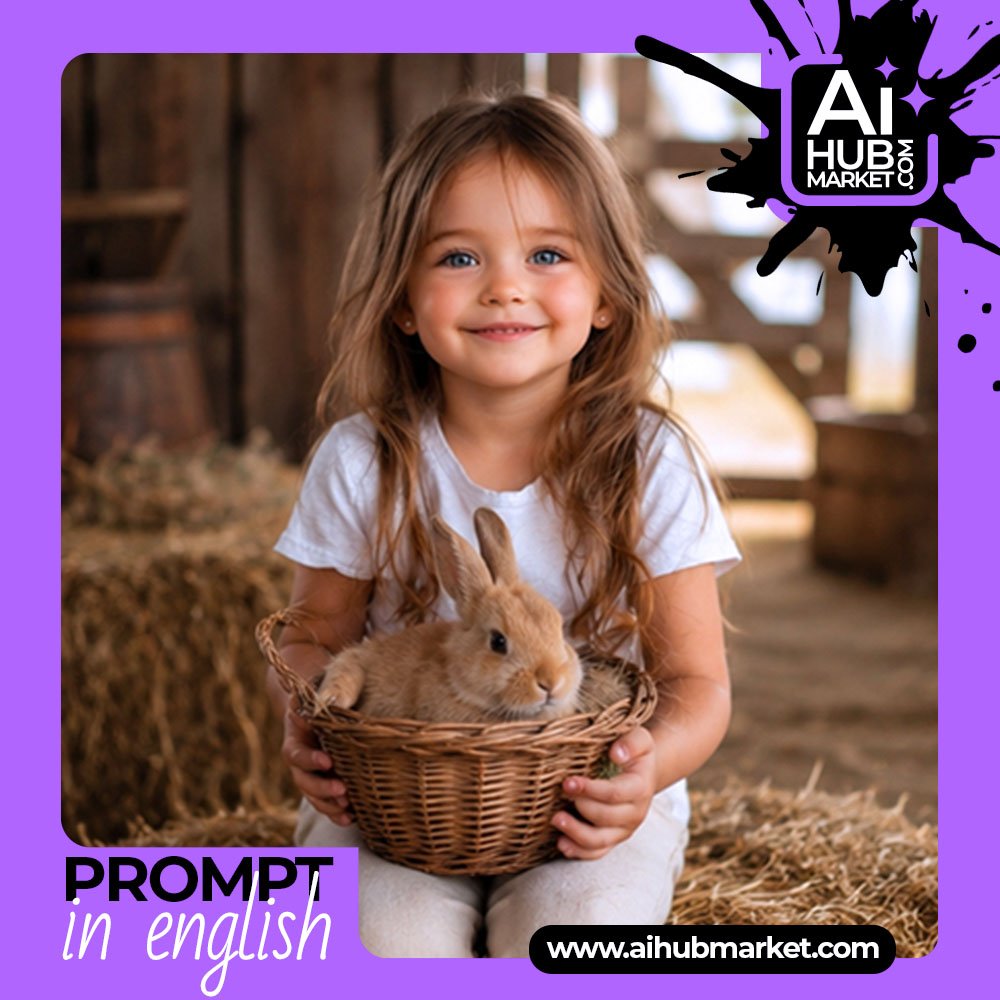 Prompt Girl and Rabbit