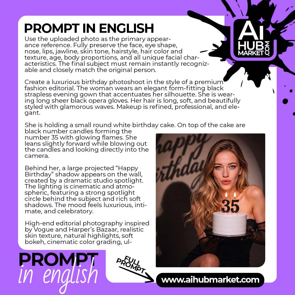Prompt Glamorous Birthday