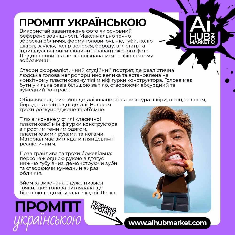 Промпт Гігантське Обличчя