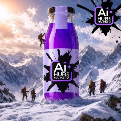 Гірські пейзажі з великим продуктом