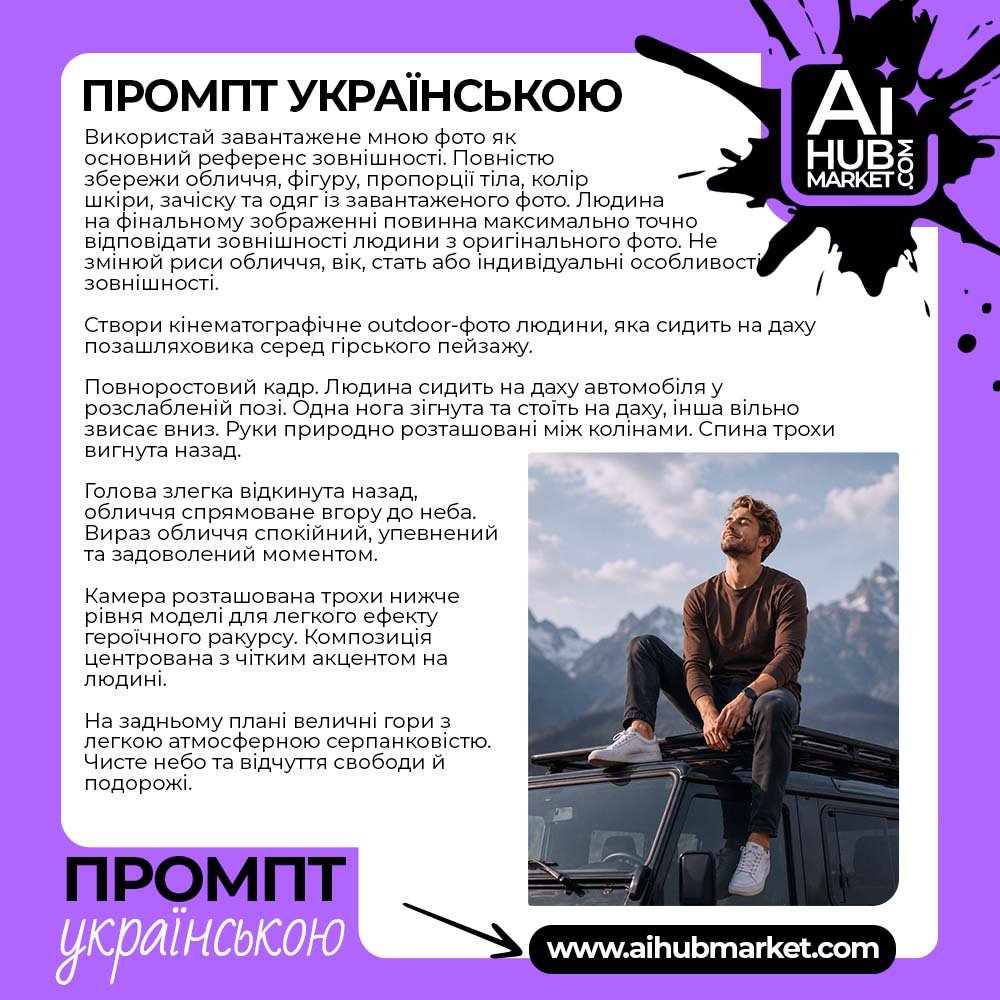 Промпт Гірська Пригода на Авто