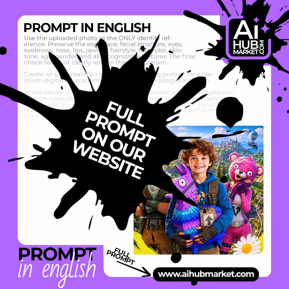 Prompt Kid in the Fortnite World