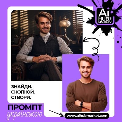 Кінематографічний портрет чоловіка у шкіряному кріслі