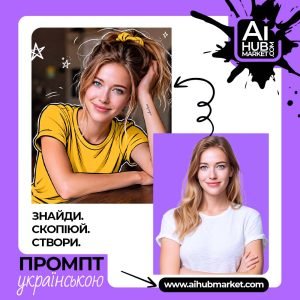 Комікс-портрет із дудлами, що поєднує реалістичність і креативність