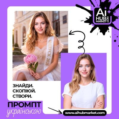 Портрет випускниці з квітами