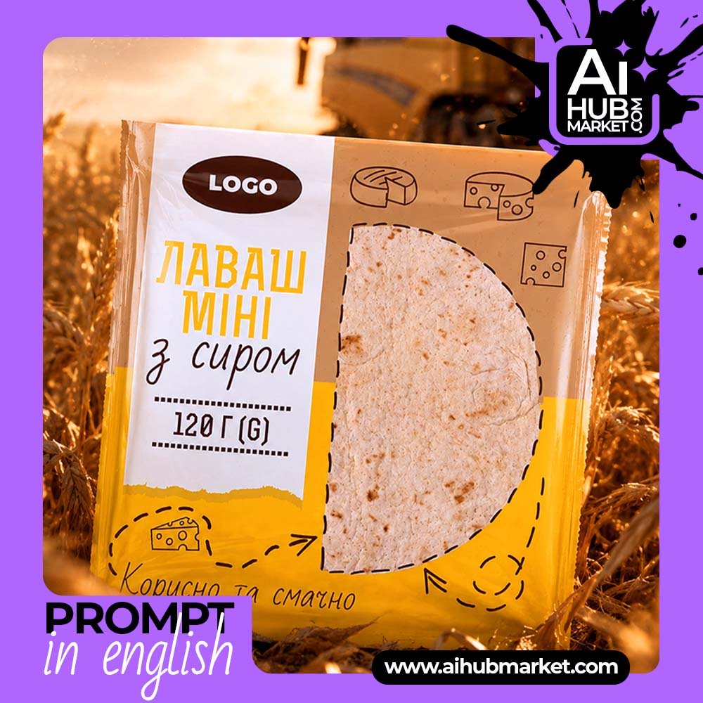 Prompt Lavash in the Golden Field