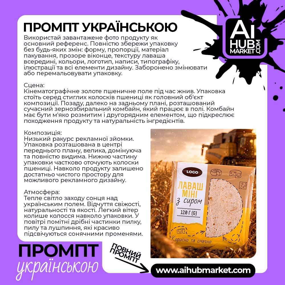 Промпт Лаваш У Золотому Полі