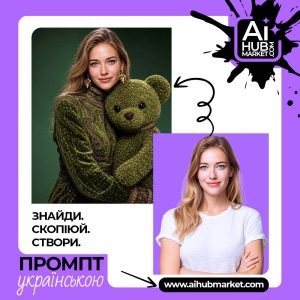 Модний портрет жінки з ведмедиком