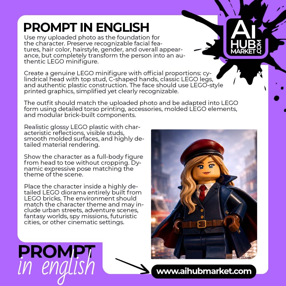 Prompt LEGO Character