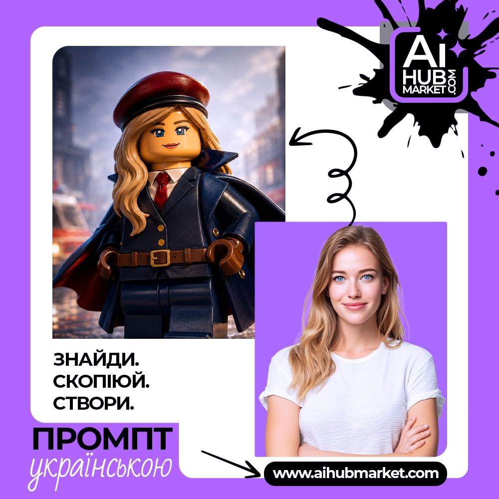 Промпт LEGO Персонаж