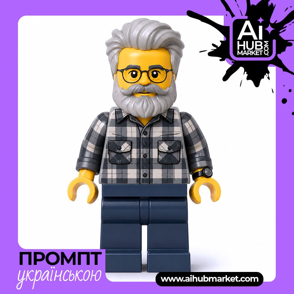 Промпт LEGO Персонаж Із Фото