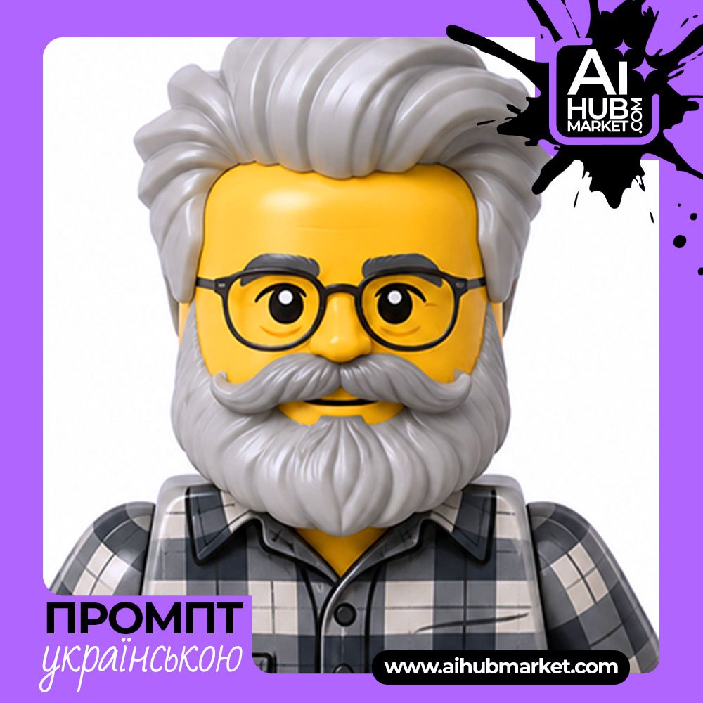 Промпт LEGO Персонаж Із Фото