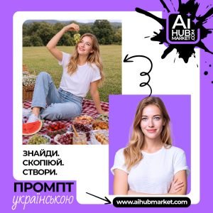 Дівчина на пікніку з виноградом