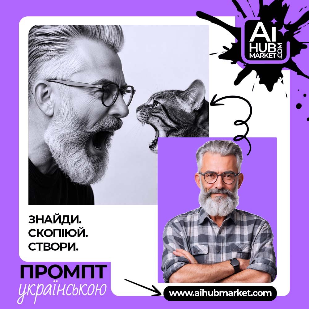 Промпт людина і кіт у драматичному діалозі