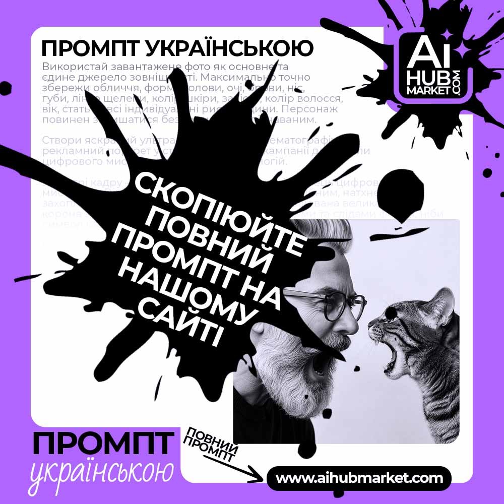Промпт людина і кіт у драматичному діалозі