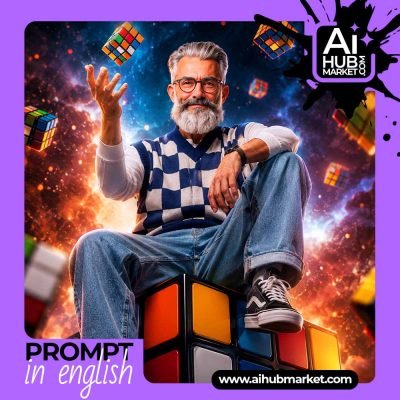 Prompt Master of the Puzzle Cube — generation result example
