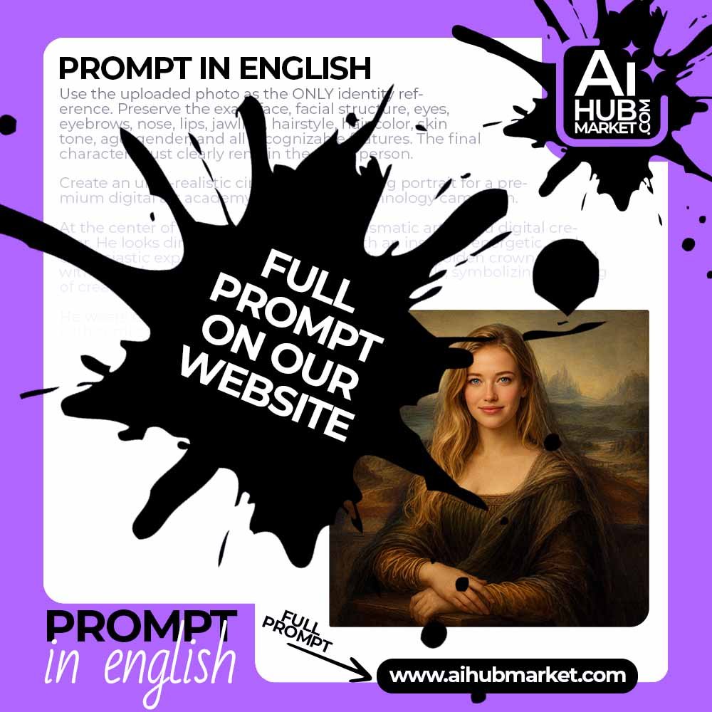 Prompt Mona Lisa Style Portrait from Photo