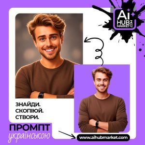 Мультяшний герой з усмішкою