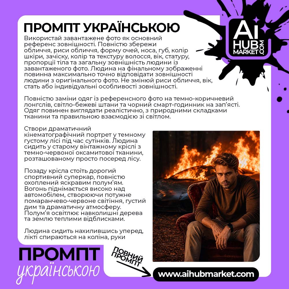 Промпт Незворушний Серед Вогню