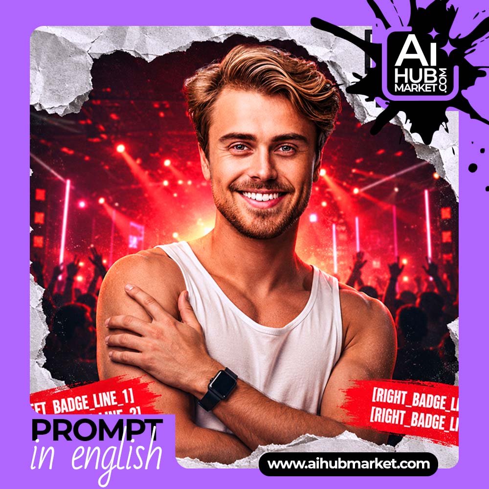 Prompt Night DJ Poster from Photo