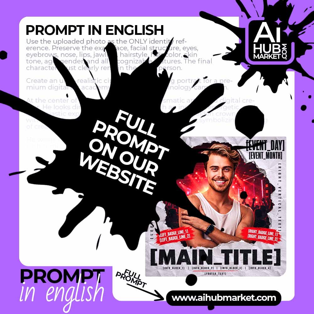 Prompt Night DJ Poster from Photo